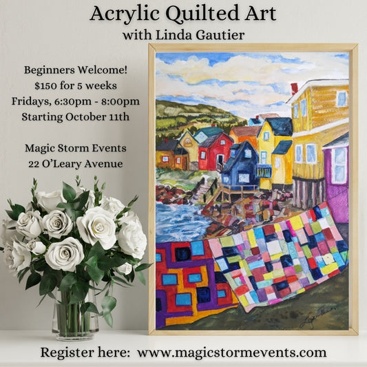 Acrylic Quilted Paint Class with Linda Gautier - Friday