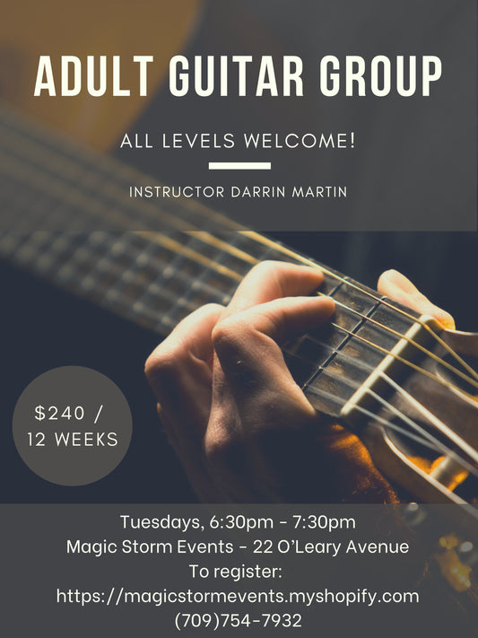 Adult Guitar Group Lessons with Darrin Martin