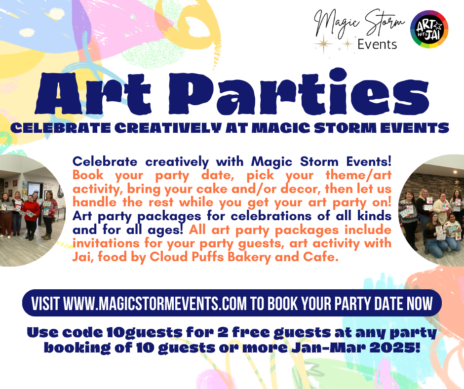 Art & Craft Parties at Magic Storm Events