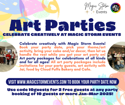 Art & Craft Parties at Magic Storm Events