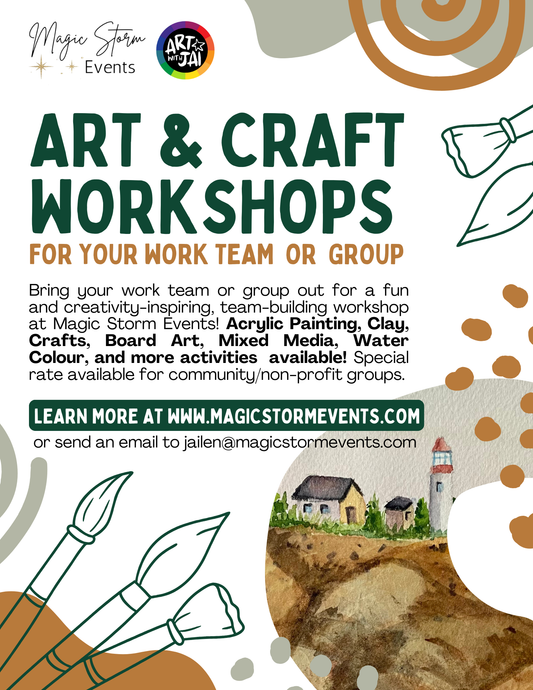 Art & Craft Workshops at Magic Storm Events