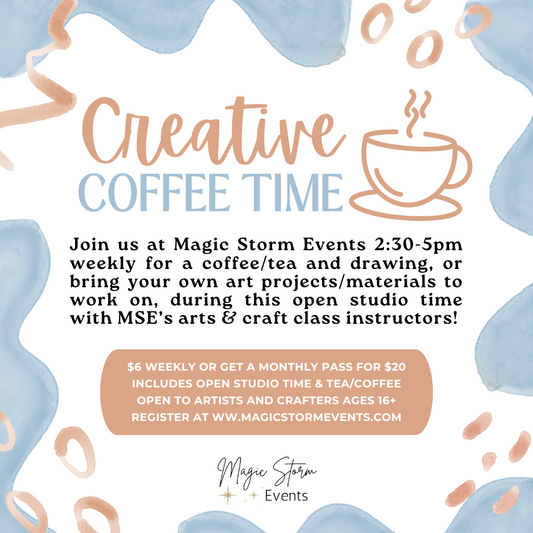 Creative Coffee Time (16+ Open Studio) - Wednesday