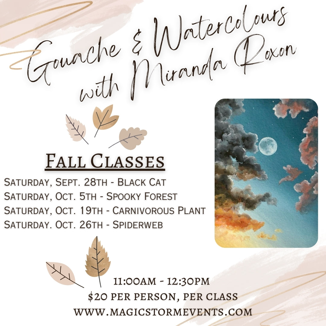 Spiderweb Art Class with Miranda Roxon - October 26th, 2024