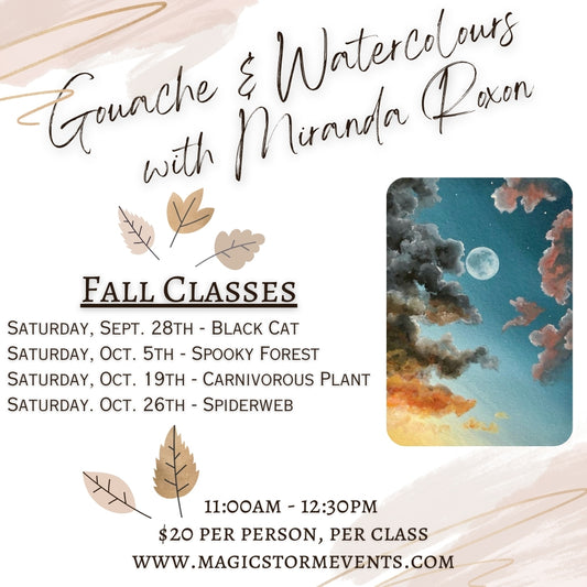 Black Cat Art Class with Miranda Roxon - September 28th, 2024