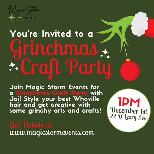 Grinchmas Craft Party - December 1st, 2024