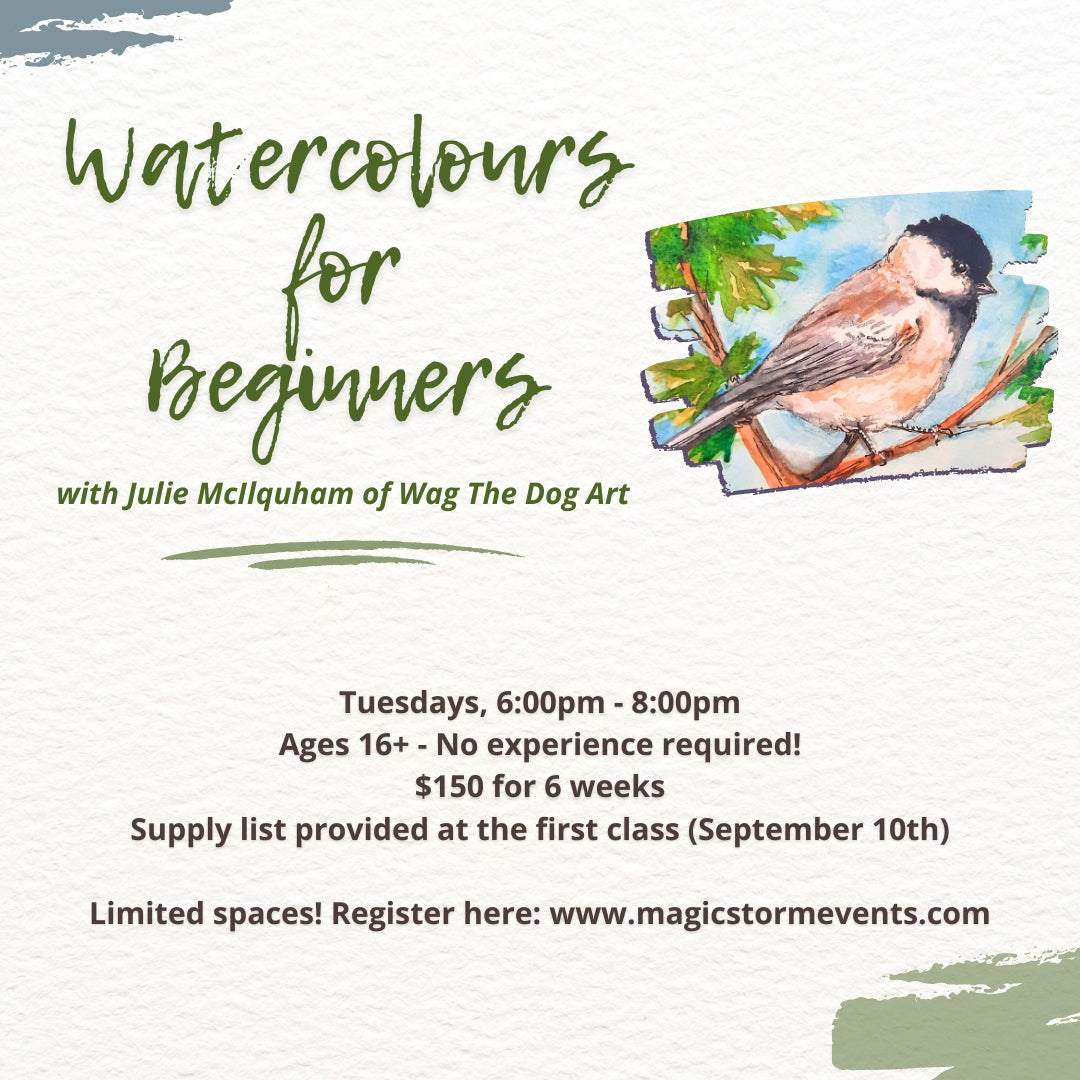 Watercolours for Beginners with Julie McIlquham