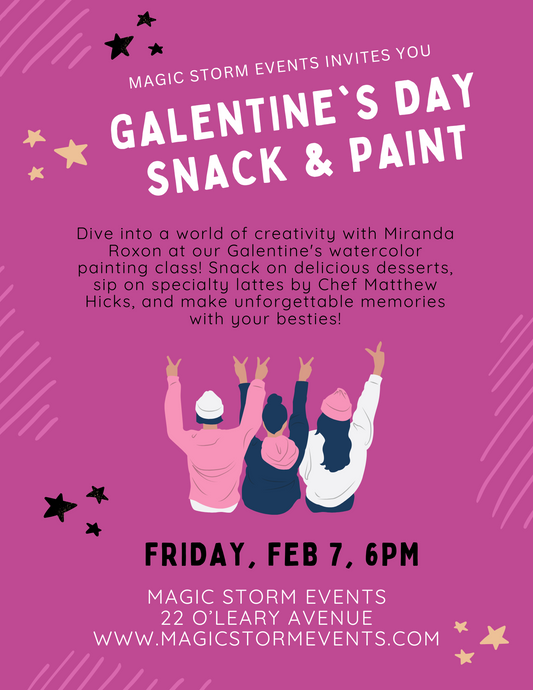 Galentine's Day - Snack & Paint Class