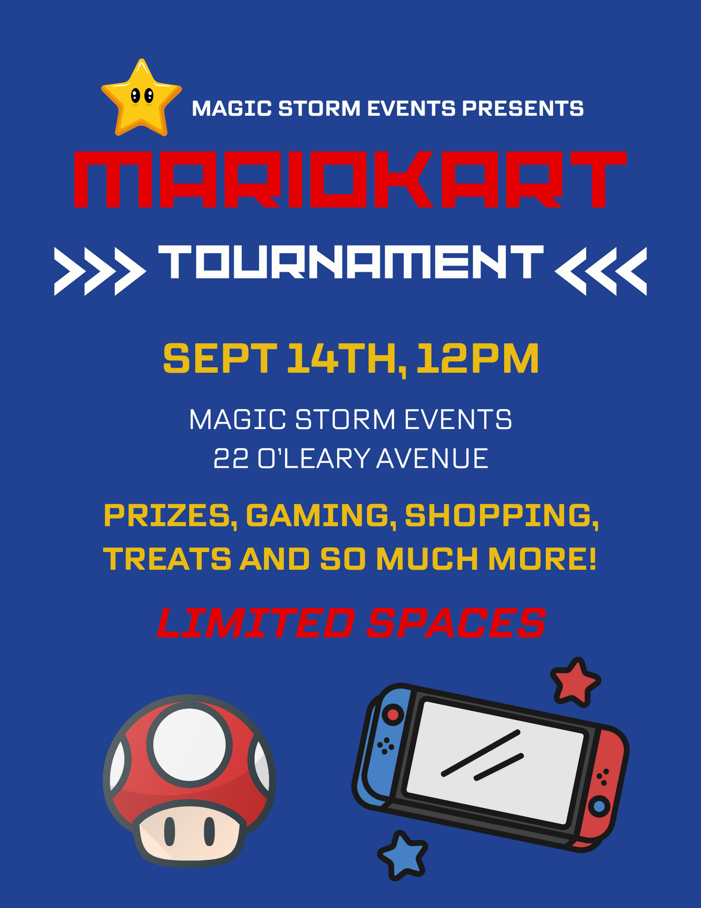 MarioKart Tournament Registration