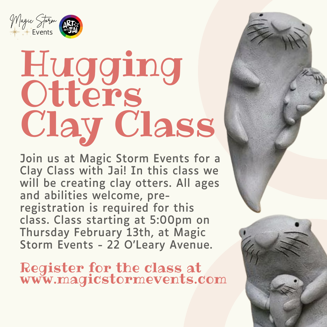 Hugging Otters Clay Class - February 13th, 2025