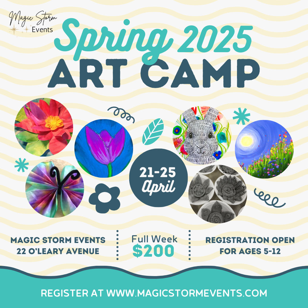 Spring Time in The Studio - Spring Art Camp 2025