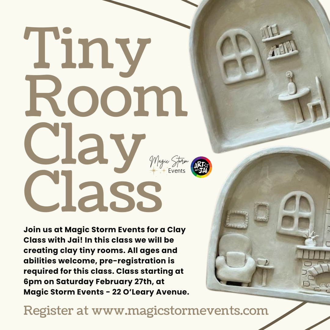 Tiny Room Clay Class - February 27th, 2025