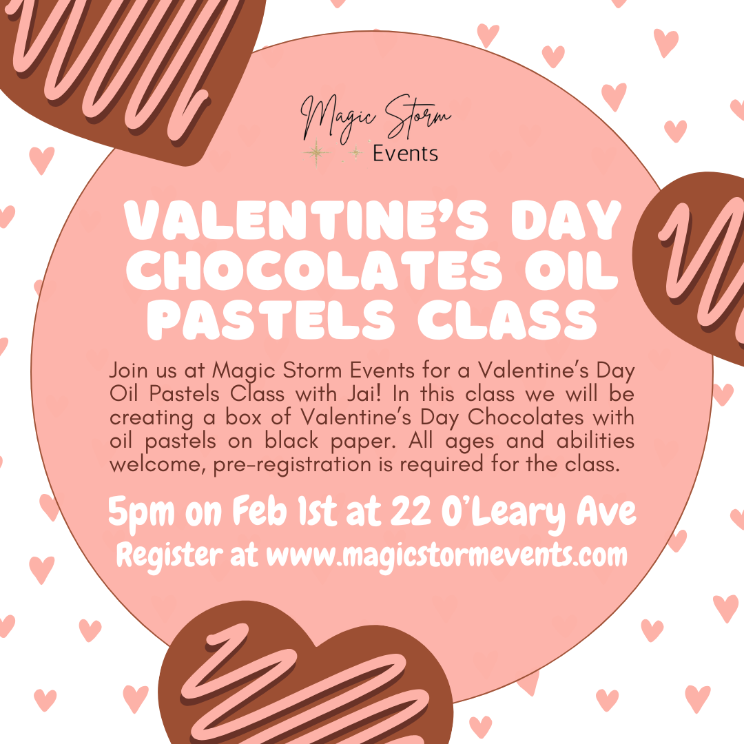 Valentine's Day Chocolate Box Oil Pastel Class - February 1st, 2025