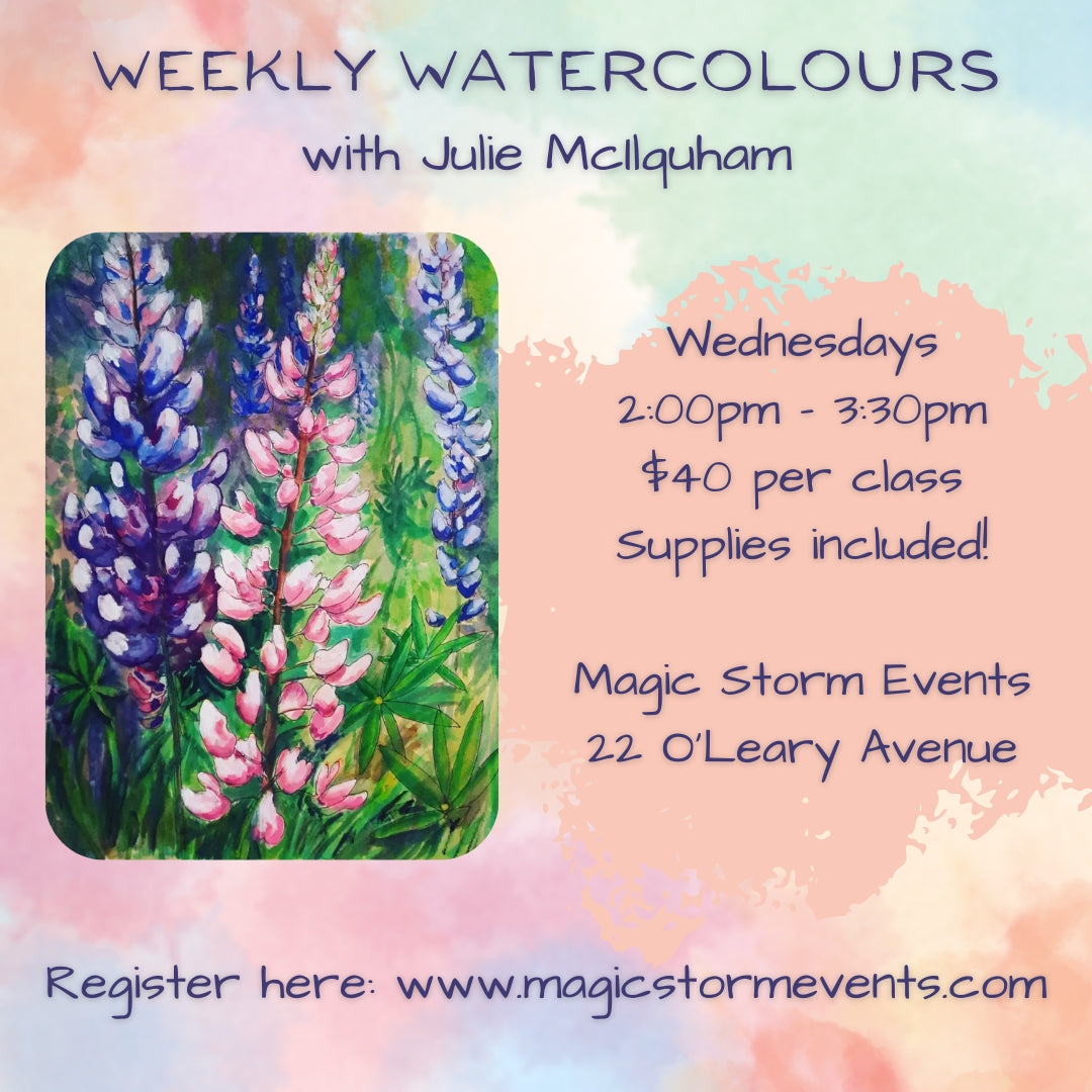 Weekly Watercolours with Julie McIlquham - Wednesday