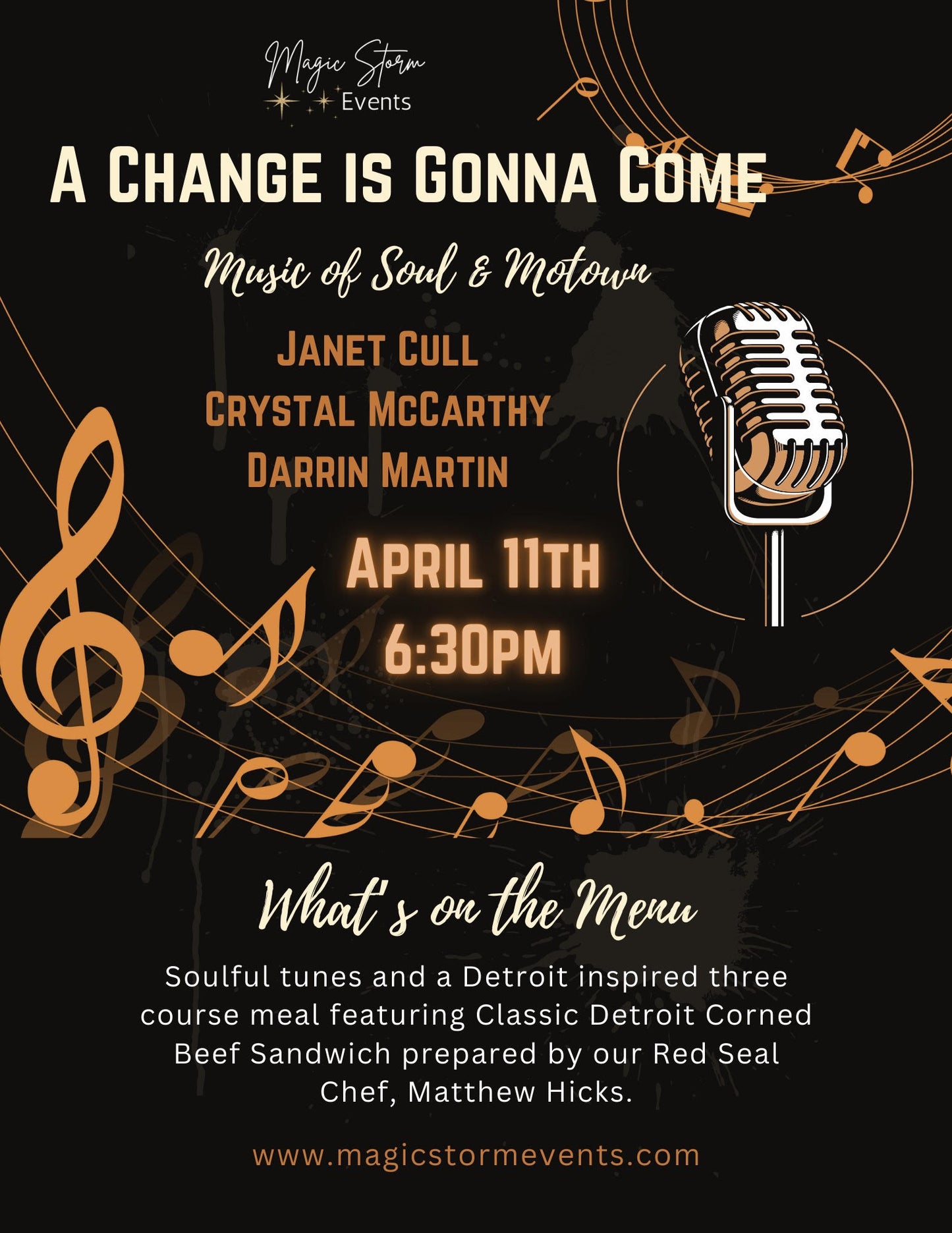 A Change is Gonna Come: Music of Soul and Motown - April 11th, 2025