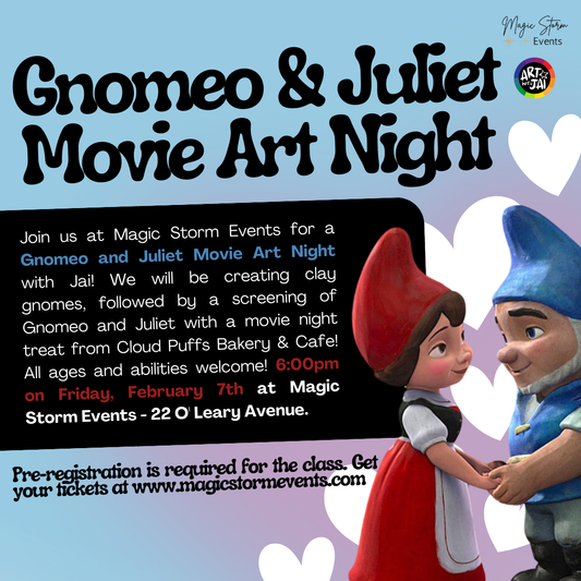 Gnomeo and Juliet Movie Art Night - February 7th, 2025