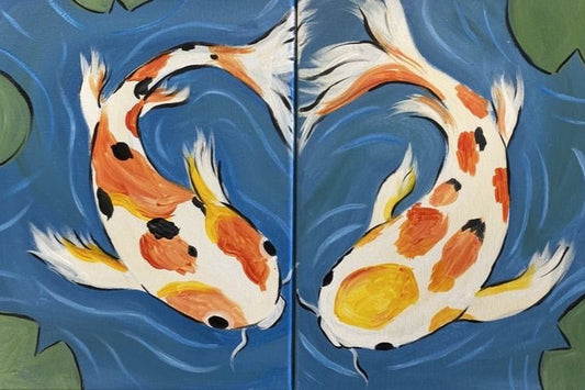 Koi Fish Valentine Paint Date - February 15th, 2025