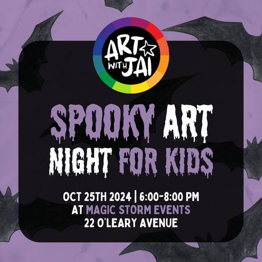 Spooky Art Night for Kids - October 25th, 2024