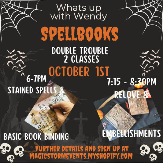 What's Up With Wendy? Spell Books DOUBLE CLASS - October 1st, 2024