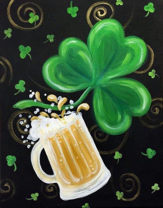 St. Patty's Day Brew Paint, Sip, Snack Night -  March 17th, 2025